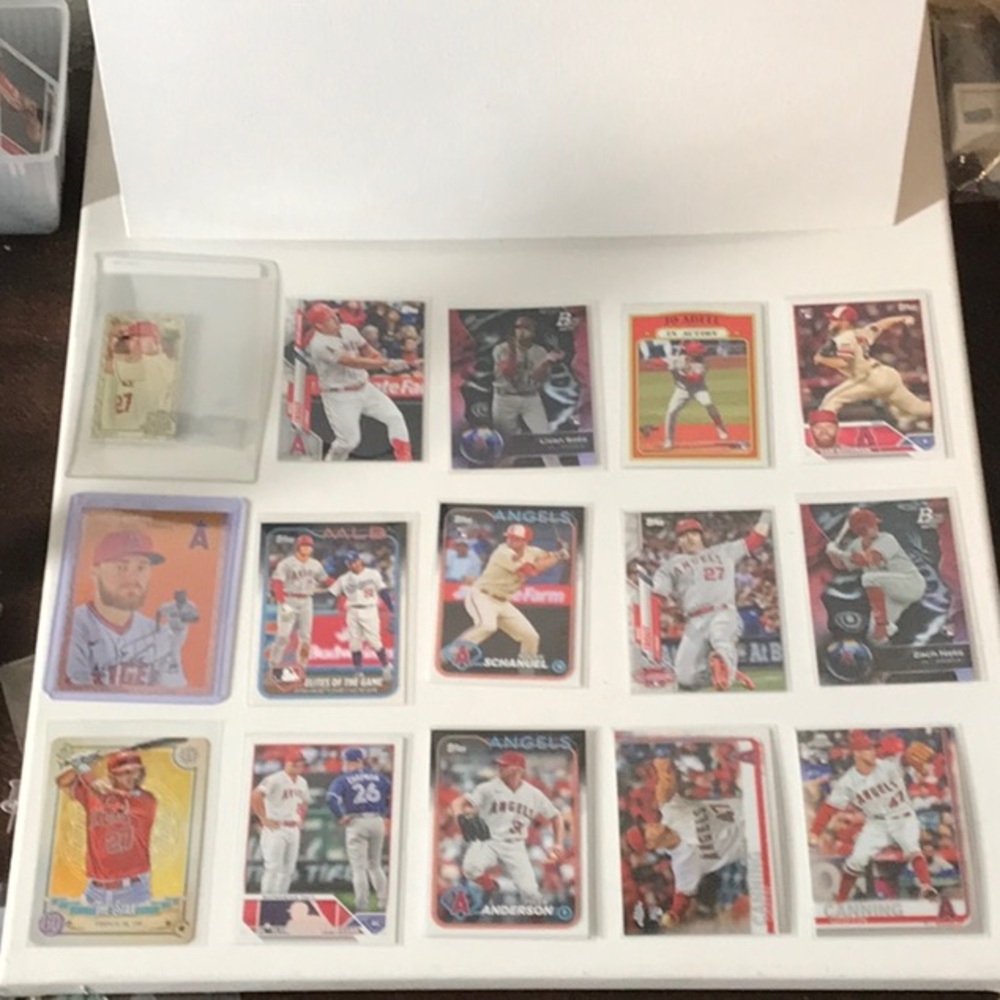 2023 Topps Baseball Mixed Lot of Los Angeles Angels 15 cards